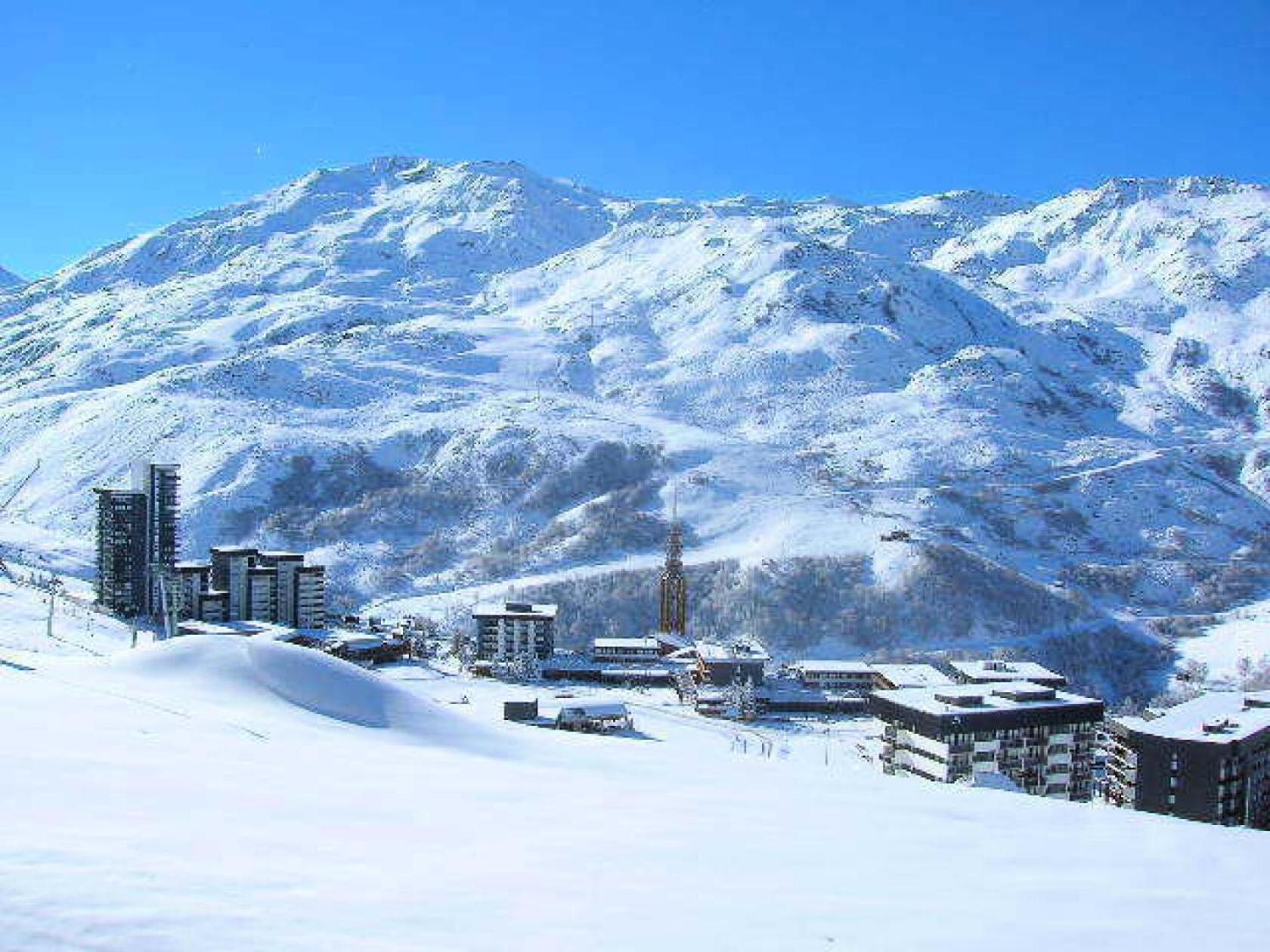 Residence Combes - Studio Aux Pieds Des Pistes Aux Menuires Avec Vue Panoramique Mae-3984 Сен-Мартен-де-Бельвіль Екстер'єр фото